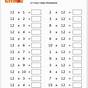 Free Printable Multiplication Worksheets 1-12