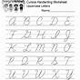 Make Your Own Cursive Worksheets