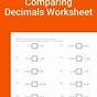 Comparing Decimal Worksheet