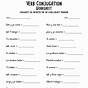 Conjugating Verbs In English Worksheets