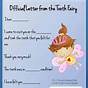 Letter From Tooth Fairy Printable