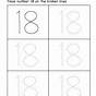 Number 18 Worksheet For Preschool