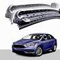 2017 Ford Focus Wiper Size