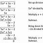 Dividing Polynomials Long Division Remainder