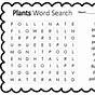 Plant Word Search Printable