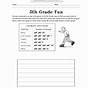 Fun Math Worksheets For 5th Graders