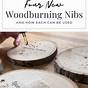 Wood Burning Nib Chart