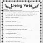 Linking And Helping Verb Worksheet