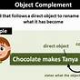 Subject Complement Object Complement