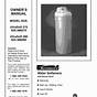Kenmore Water Softener Manual 625 Series