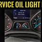 Ford 2018 Escape Oil Change Reset Light