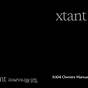 Xtant 604x Owner's Manual
