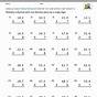 Multiply Decimals By Whole Numbers Worksheets