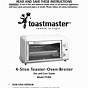 Toastmaster Toaster Oven Model Tm-103tr