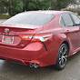 Red Toyota Camry 2018