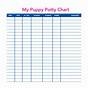 Printable Puppy Potty Training Schedule Chart