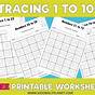 Printable Numbers 1-100 Tracing Worksheets
