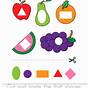 Easy Cut And Paste Shape Worksheet