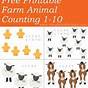 Farm Animal Counting Worksheet