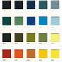 Portland Leather Color Chart