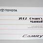 Toyota Camry Owner Manual