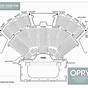 Grand Old Opry Seating Chart