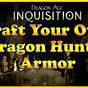 Dragon Age Inquisition Armor Schematics