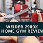 Weider 2980 X Home Gym Manual