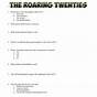 Roaring Twenties Reading Comprehension Worksheets Pdf