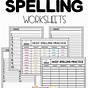 Free Spelling Worksheets