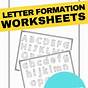 Printable Letter Formation Worksheets With Arrows