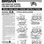 Broan 671 Installation Manual
