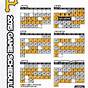 Pittsburgh Pirates Printable Schedule
