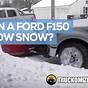 Snow Plow For 2011 Ford F150