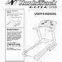 Nordictrack C700 Treadmill Manual