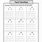 Fact Family Worksheets 2nd Grade