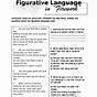 Figurative Language Worksheets Answers