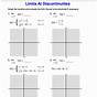 Evaluating Limits Graphically Worksheet