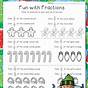Fractional Winter Wonderland Math Worksheet