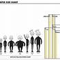 Raw Papers Size Chart