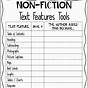 Free Text Features Worksheet
