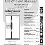 Owners Manual For Frigidaire Refrigerator