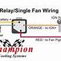 Wiring A Relay For Electric Fan