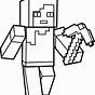 Printable Colouring Pages Minecraft