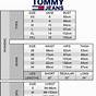 Tommy Hilfiger Size Chart