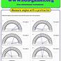Measure Angles With Protractor Worksheet