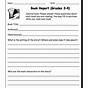 Examples Of Book Reports For 4th Graders