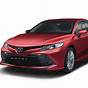 Red 2019 Toyota Camry