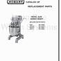 Hobart Mixer M802 Parts Manual