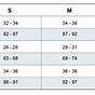 Women's Underwear Sizing Chart